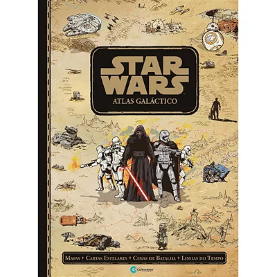 Livro Capa Dura Star Wars Atlas Galáctico Edição De Luxo