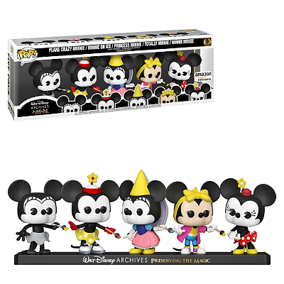Funko Pop Disney Archives Minnie Mouse 5 Pack Exclusive