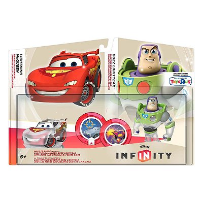 Disney Infinity Race to Space Pack Crystal McQueen Buzz Lightyear