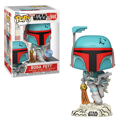 Funko Pop Star Wars 660 Boba Fett Retro Special Edition