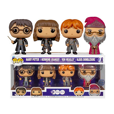 Funko Pop Harry Potter Hermione Ron Weasley Dumbledore 4pack