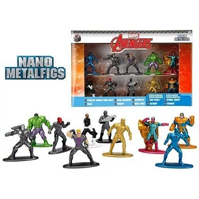 Nano Metalfigs Marvel Avengers 10-Pack