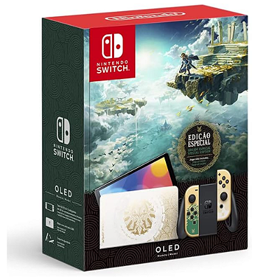 Console Nintendo Switch OLED Legend of Zelda Tears of the Kingdom