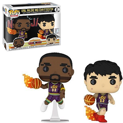 Funko Pop NBA JAM Karl Malone & John Stockton Jazz 2-Pack