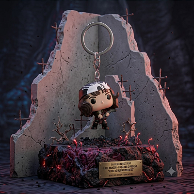 Chaveiro Funko Pocket Pop Stranger Things Eddie Exclusive