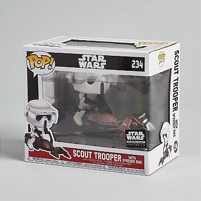 Funko Pop Star Wars 234 Scout Trooper with Speeder Bike