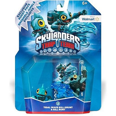 Skylanders Trap Team Tidal Wave Gill Grunt & Gill Runt