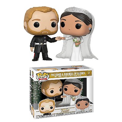 Funko Pop Royals 2-pack Prince Harry and Meghan Markle