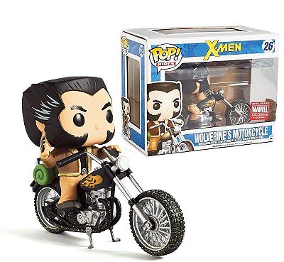 Funko Pop X-men 26 Wolverine's Motorcycle Exclusive