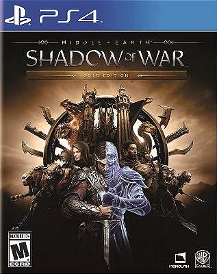 Middle-Earth Shadow Of War Gold Edition Steelbook - PS4