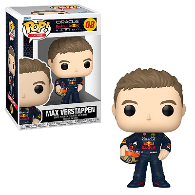 Funko Pop F1 08 Max Verstappen Red Bull Racing