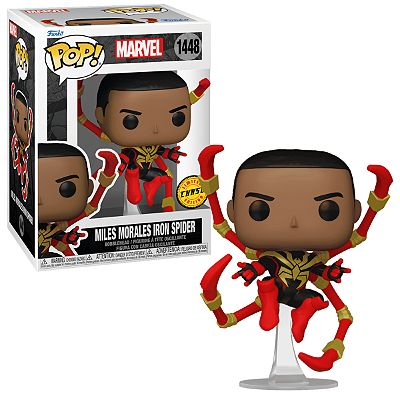 Funko Pop Spider Man 2 1448 Miles Morales Iron Spider Chase