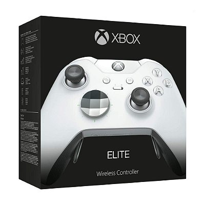 Controle Xbox One Elite Wireless Platinum White - Microsoft
