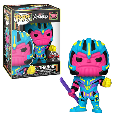 Funko Pop Marvel Avengers Endgame 909 Thanos Blacklight