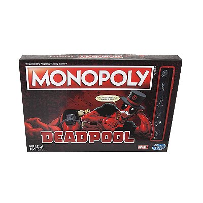 Monopoly Marvel Deadpool Edition - Hasbro (Inglês)