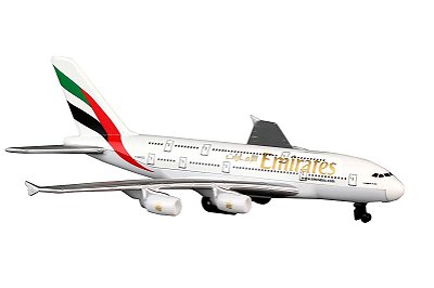 Miniatura Avião Daron Emirates A380 Rt9904 Escala 1/48