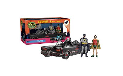 Funko DC Heroes 1966 Batmobile Veículo c/ Batman e Robin