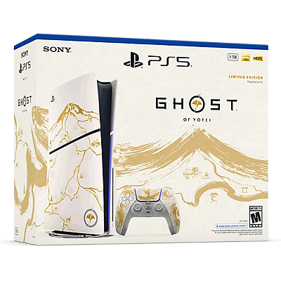 Console Playstation 5 Ghost Of Yōtei Gold C/ Leitor De Mídia