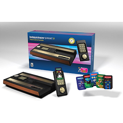 Console Retro The Intellivision Sprint Atari c/ 45 Jogos