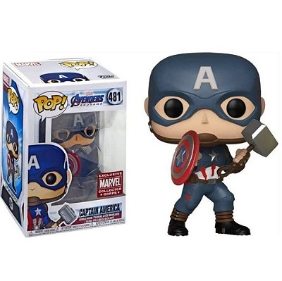 Funko Pop Marvel Endgame 481 Captain America w/ Mjolnir