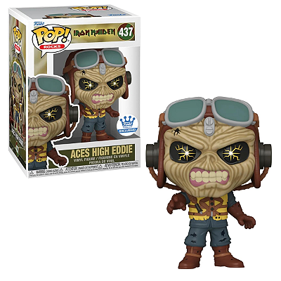 Funko Pop Iron Maiden 437 Aces High Eddie Exclusive