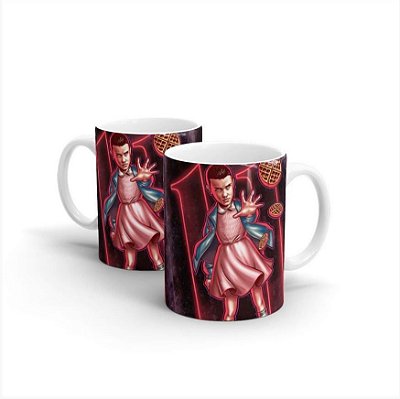 Caneca Mug Cerâmica Stranger Things Eleven By Renato Cunha