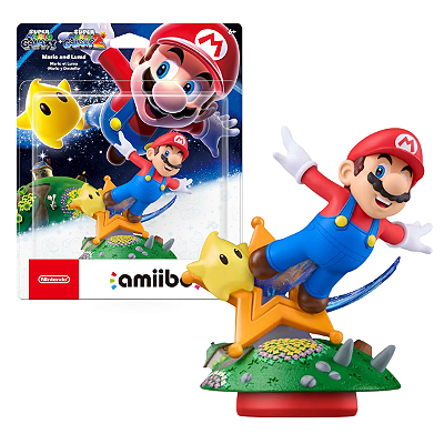 Amiibo Mario and Luma Super Mario Galaxy