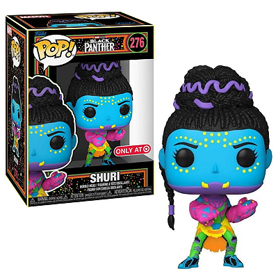 Funko Pop Black Panther 276 Shuri Black Light Exclusive