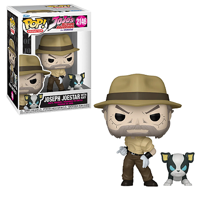 Funko Pop Jojo’s Bizarre 2146 Joseph Joestar w/ Iggy