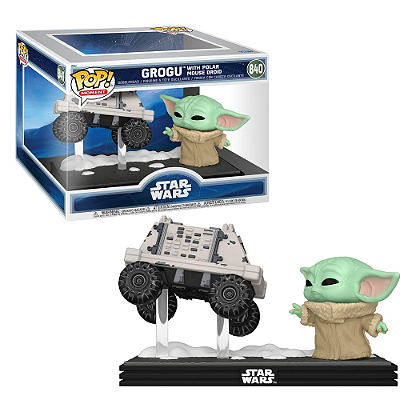 Funko Pop Mandalorian & Grogu 840 Grogu w/ Polar Mouse Droid