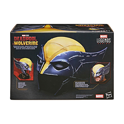 Capacete Marvel Legends Series Wolverine Premium C/ Suporte