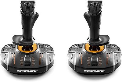 Kit 2 Joystick Thrustmaster T.16000m Fcs Space Sim Duo