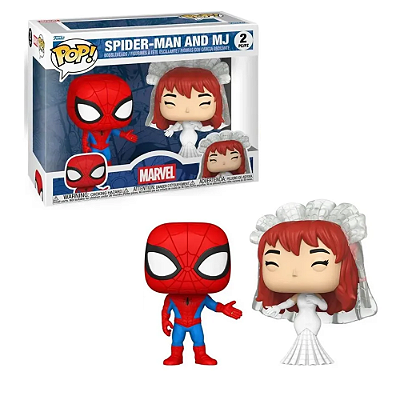 Funko Pop Spider-man And Marry Jane Casal 2 pack