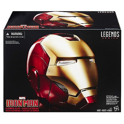 Capacete Marvel Legends Iron Man Electronic Helmet