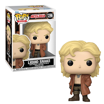 Funko Pop Metal Gear Solid 1296 Liquid Snake