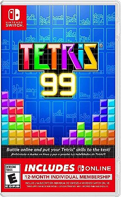 Tetris 99 + 12 Meses Nintendo Online Membership USA - Switch