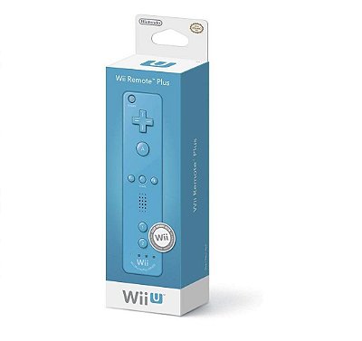 Controle Wii Remote Plus Blue Azul - Nintendo