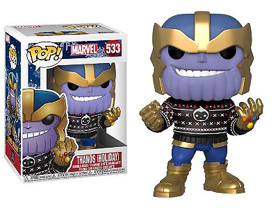 Funko Pop Marvel 533 Thanos Holiday in Ugly Sweater