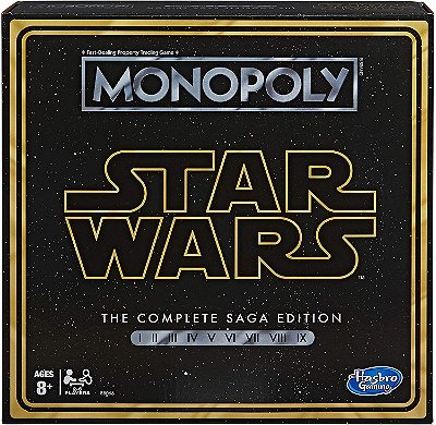 Monopoly Star Wars Complete Saga Edition Board Game (Inglês)