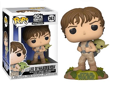 Funko Pop Star Wars 363 Training Luke with Yoda