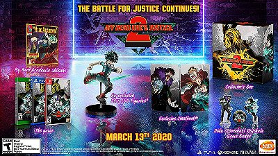 MY HERO ONE'S JUSTICE 2 Collectors Edition - PS4