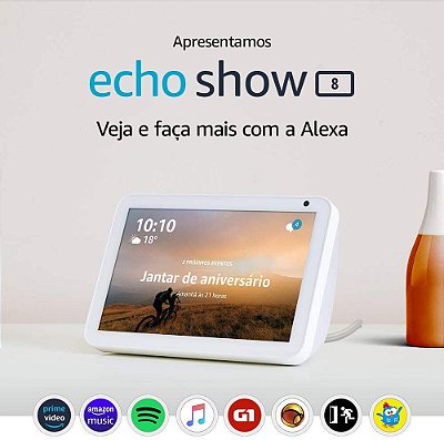 Echo Show 8 HD 8 Smart Display C/ Alexa - White