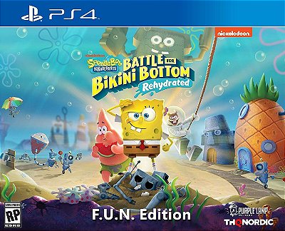 Spongebob Squarepants Battle for Bikini Bottom Rehydrated F.U.N. Edit. - PS4