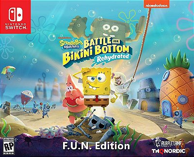 Spongebob Squarepants Battle for Bikini Bottom Rehydrated F.U.N. Edit. - Switch