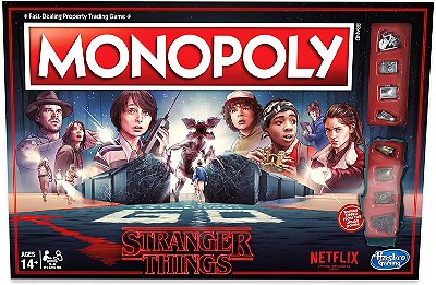 Jogo Monopoly Stranger Things Netflix (Inglês)