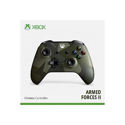 Controle Xbox One Wireless Armed Forces II Bluetooth P2