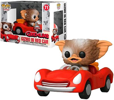 Funko Pop Rides Gremlins 71 Gizmo in Red Car Exclusive