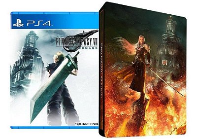 Final Fantasy VII Remake Edição Steelbook - PS4