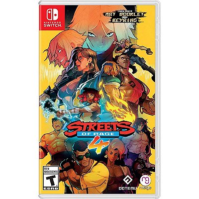 Streets Of Rage 4 + Chaveiro + Art Booklet - Switch