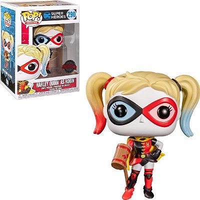 Funko Pop Dc 290 Harley Quinn as Robin Special Edition